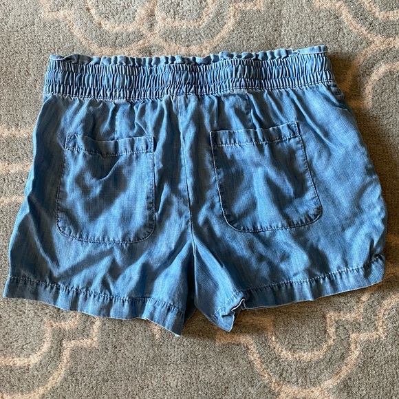EUC Loft Outlet Women’s Chambray Shorts Small - Picture 4 of 6